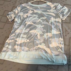Loose Blue Camo T-Shirt